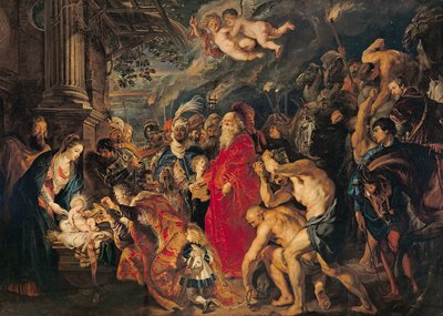 Anbetung der Könige, 1610 von Peter Paul Rubens